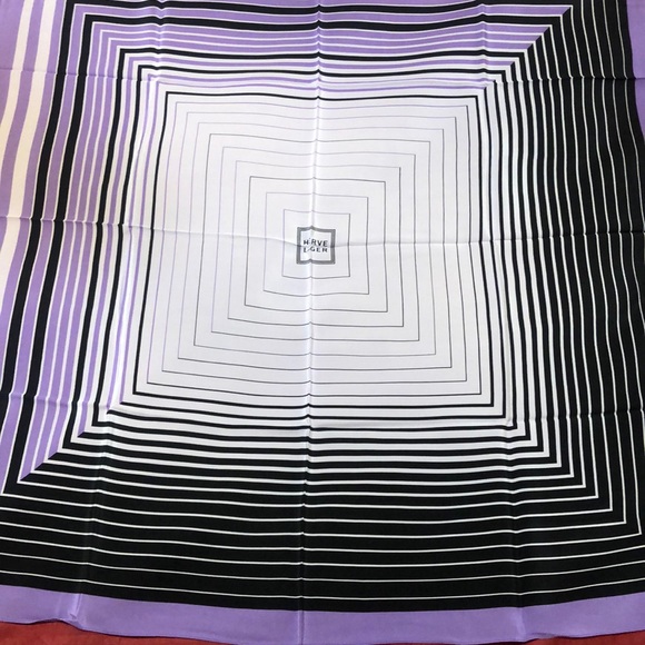 Herve Leger Accessories - Herve Leger by Max Azria purple black white scarf